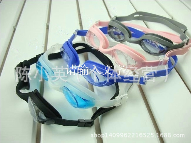 Factory direct sales of genuine swimming goggles, plain swimming goggles, men's and women's swimming goggles, anti-fog and waterproof swimming goggles details Picture