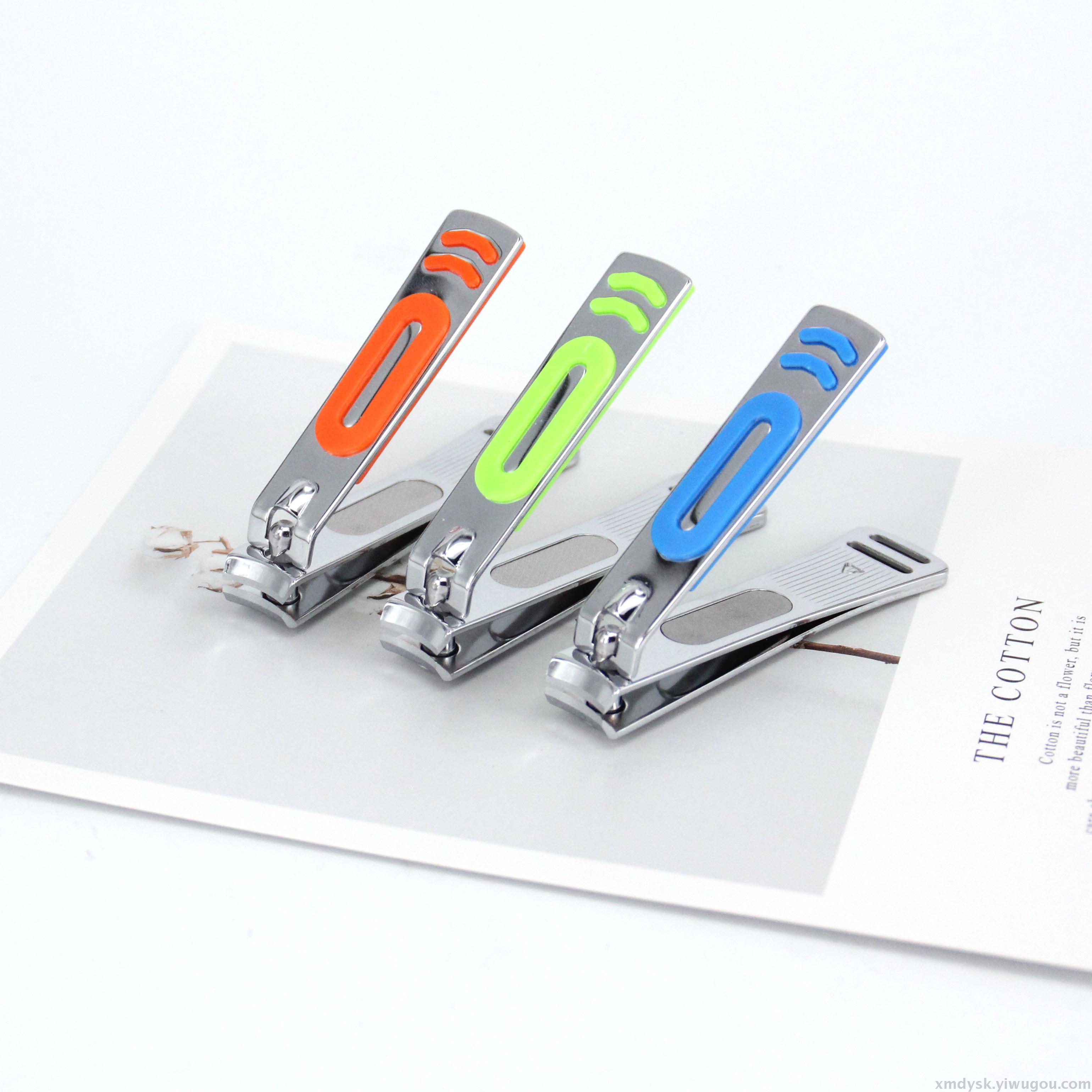 Wholesale large-sized adult nail clippers from Xinmeida, new sharp nail clippers for daily use, N805, flat mouth, 8cm Specification image