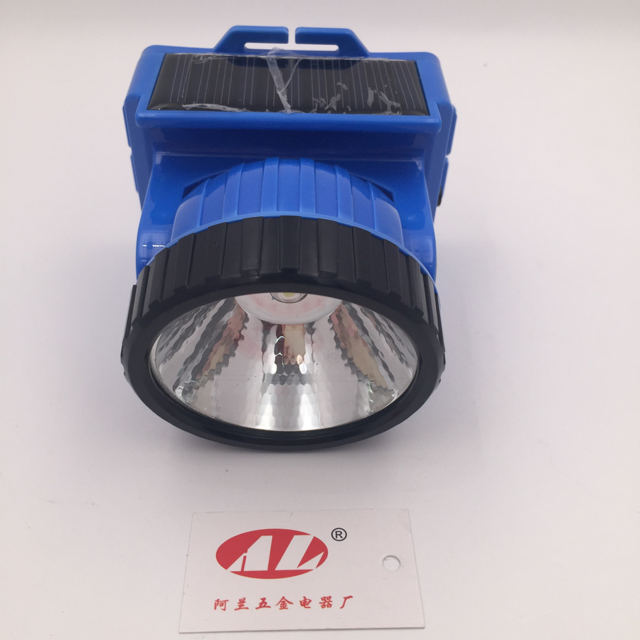 Solar 1W headlight rechargeable home user external headlight power outage emergency light