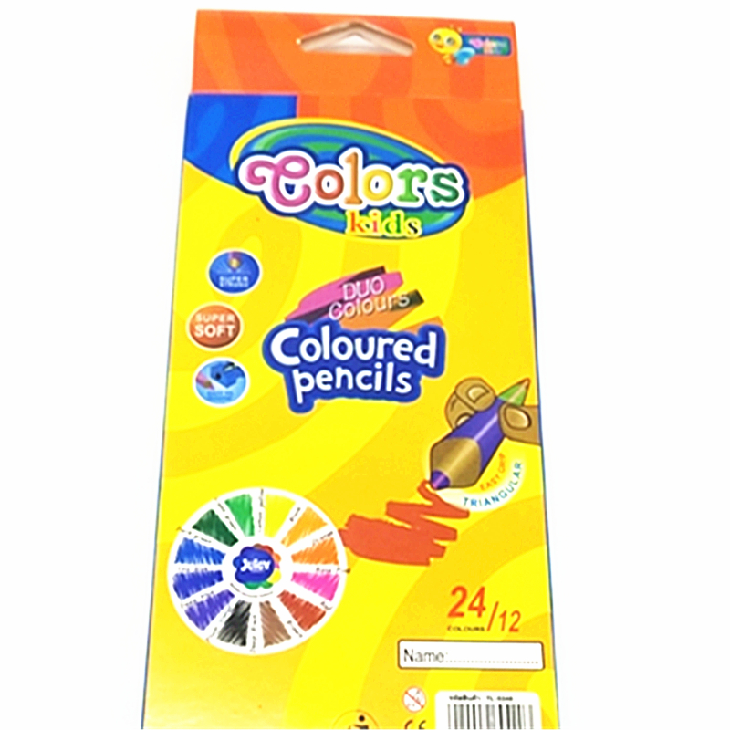 Sunshine Department Store 24-color colored pencils students use oil-based colored hand-drawn art brushes for sketching and coloring Specification image