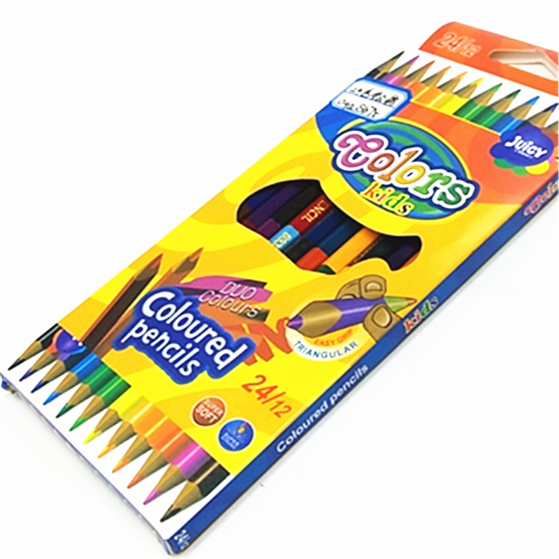 Sunshine Department Store 24-color colored pencils students use oil-based colored hand-drawn art brushes for sketching and coloring Application Scenario