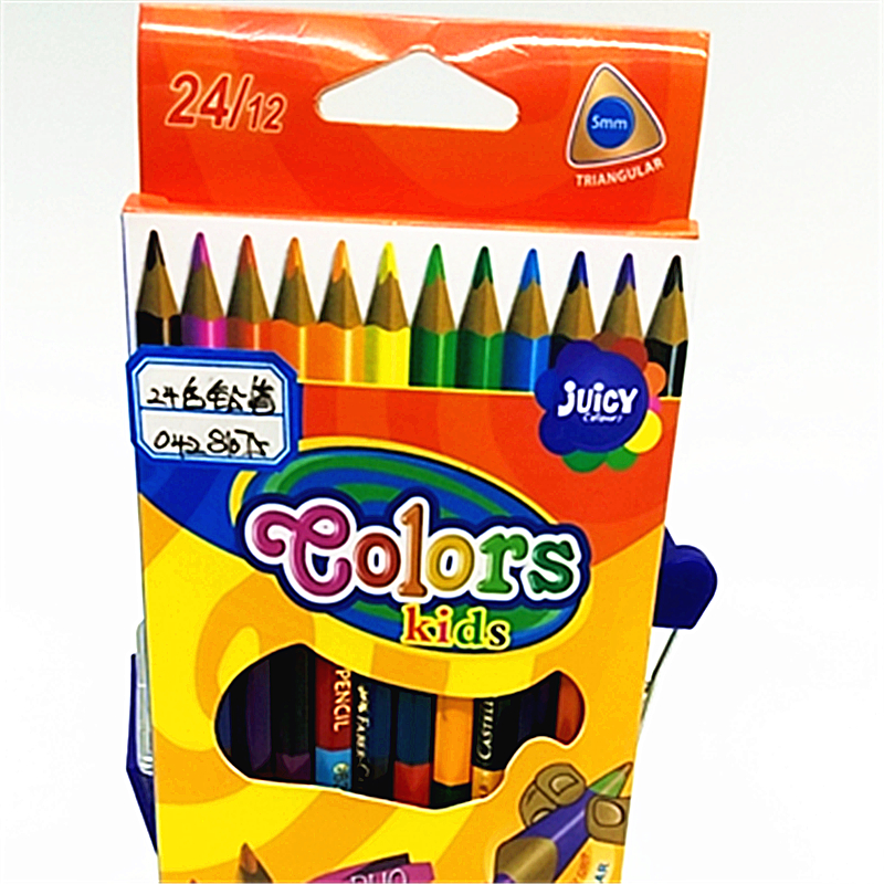 Sunshine Department Store 24-color colored pencils students use oil-based colored hand-drawn art brushes for sketching and coloring details Picture