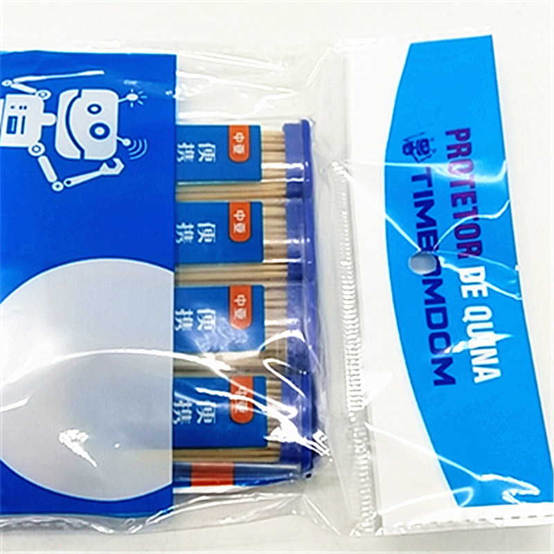 Sunshine Department Store bagged cotton swabs, double-ended wooden sticks for ear cleaning, pointed sterile sticks + bamboo toothpicks 4PC combination Item Picture