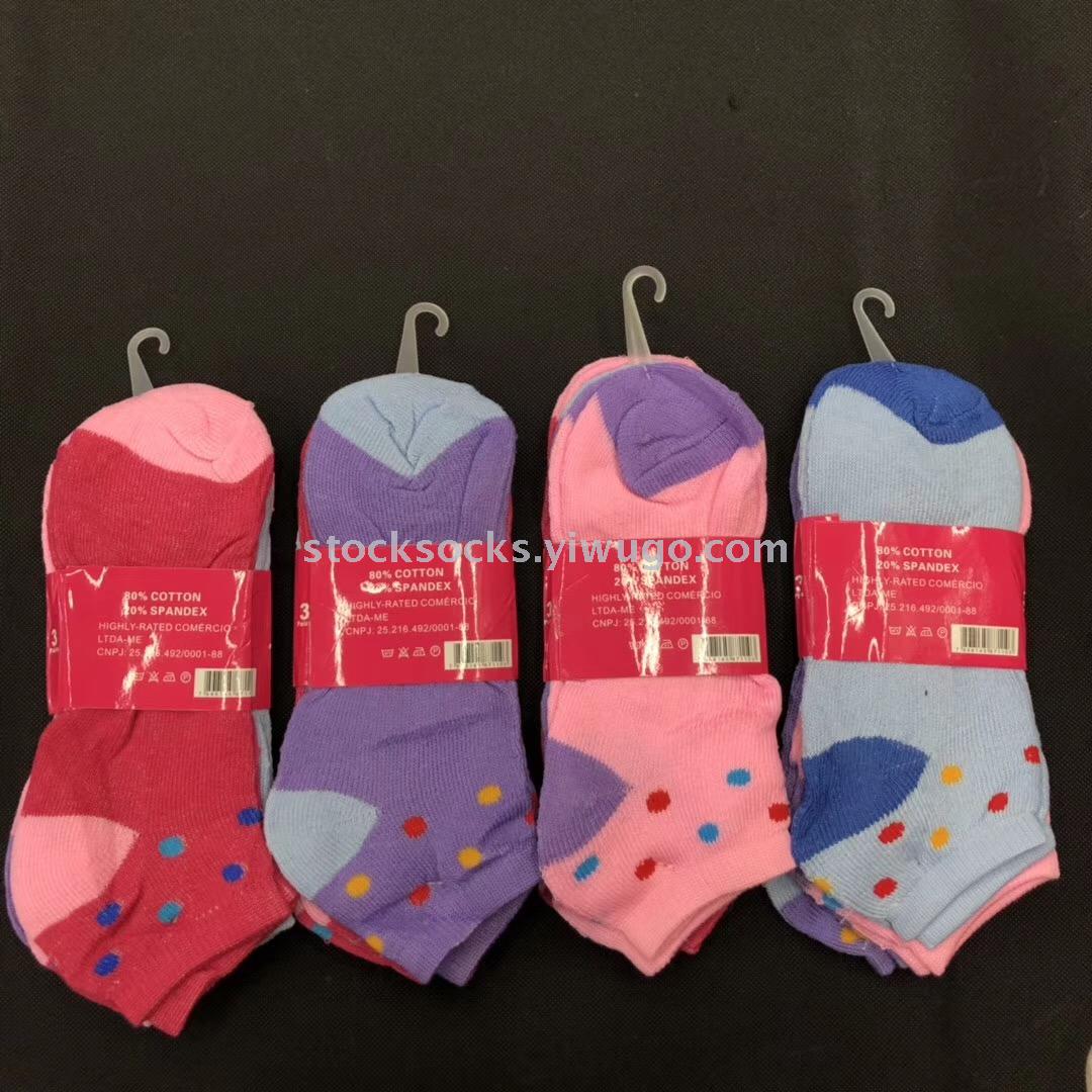 Spread three points all hair women boat socks floor socks basketball socks sports socks leisure socks foreign trade socks