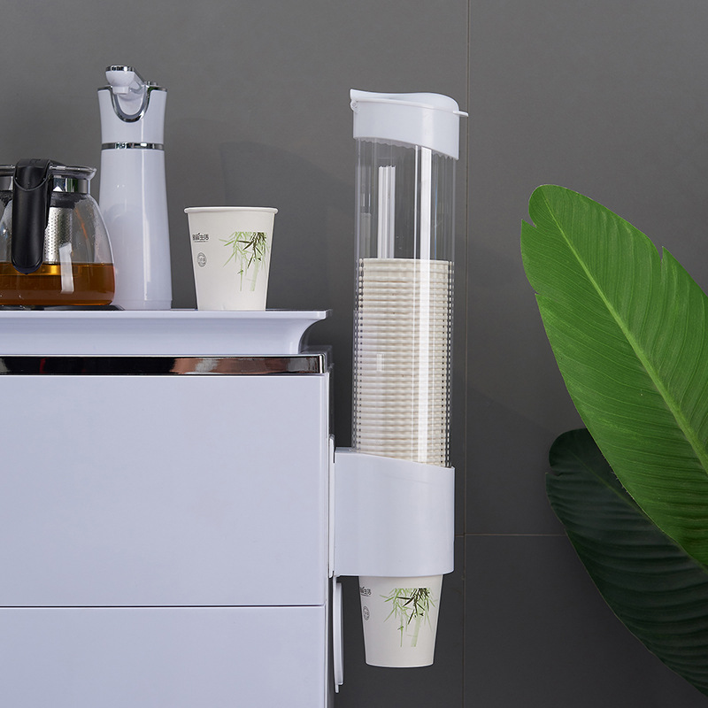 自动取杯架壁挂式饮水机落杯器纸杯塑料杯托