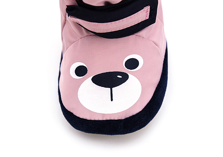 Sheriwa medium-sized baby cotton shoes with sticky and printed bear bags Specification image