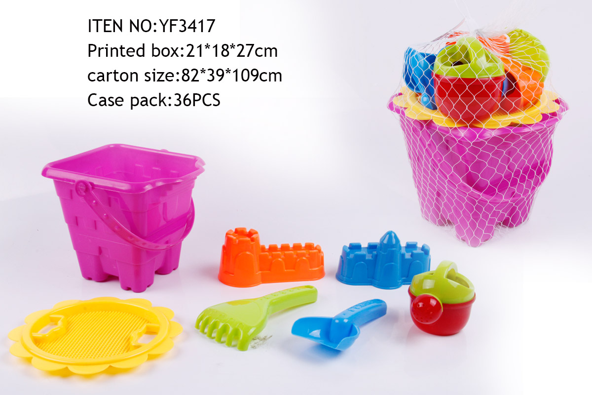 Factory direct sales of 7-piece beach toys full figure
