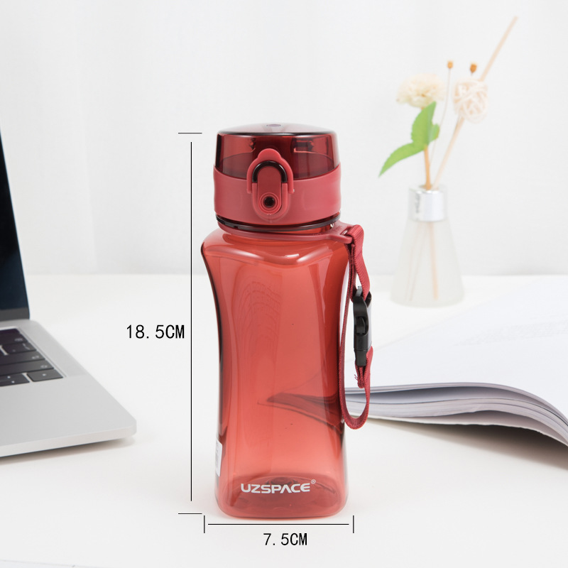Imported Tritan Plastic Cup, Cool Sports Water Bottle, Simple Pop-Up Lid Water Cup, Tea Water Separator Cup details Picture
