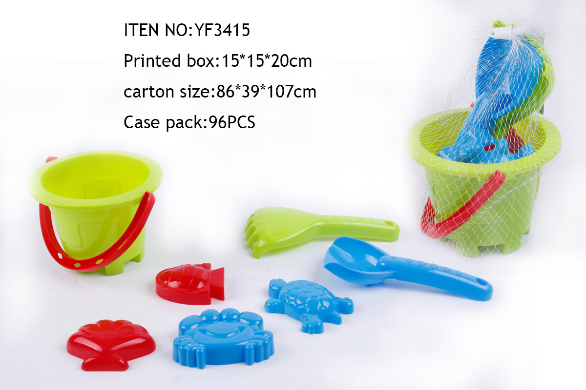 Factory direct sales of 7-piece beach toy set 3415 beach toys