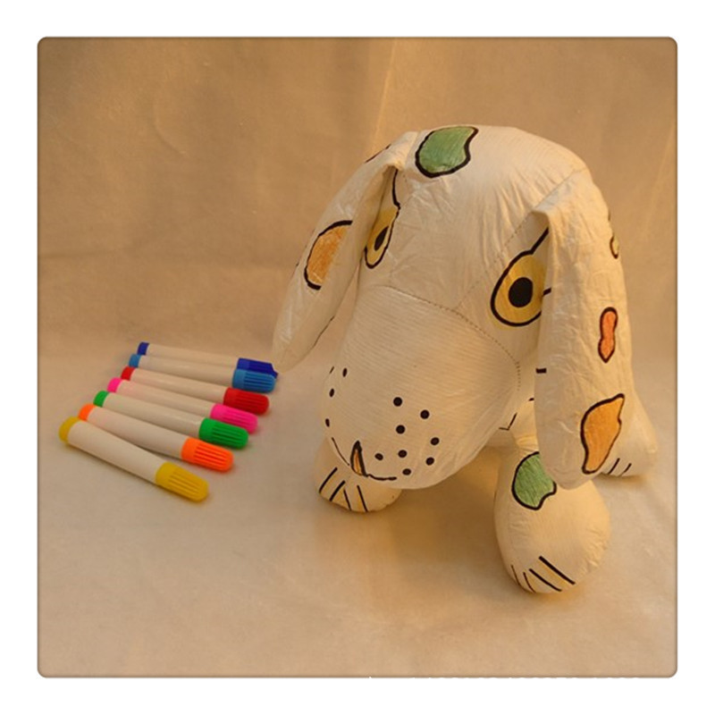 Graffiti Toys Cultivate The Fun Of Parent-Child Painting Cute Big Flower Dog Development Puzzle Factory Direct Sales details Picture