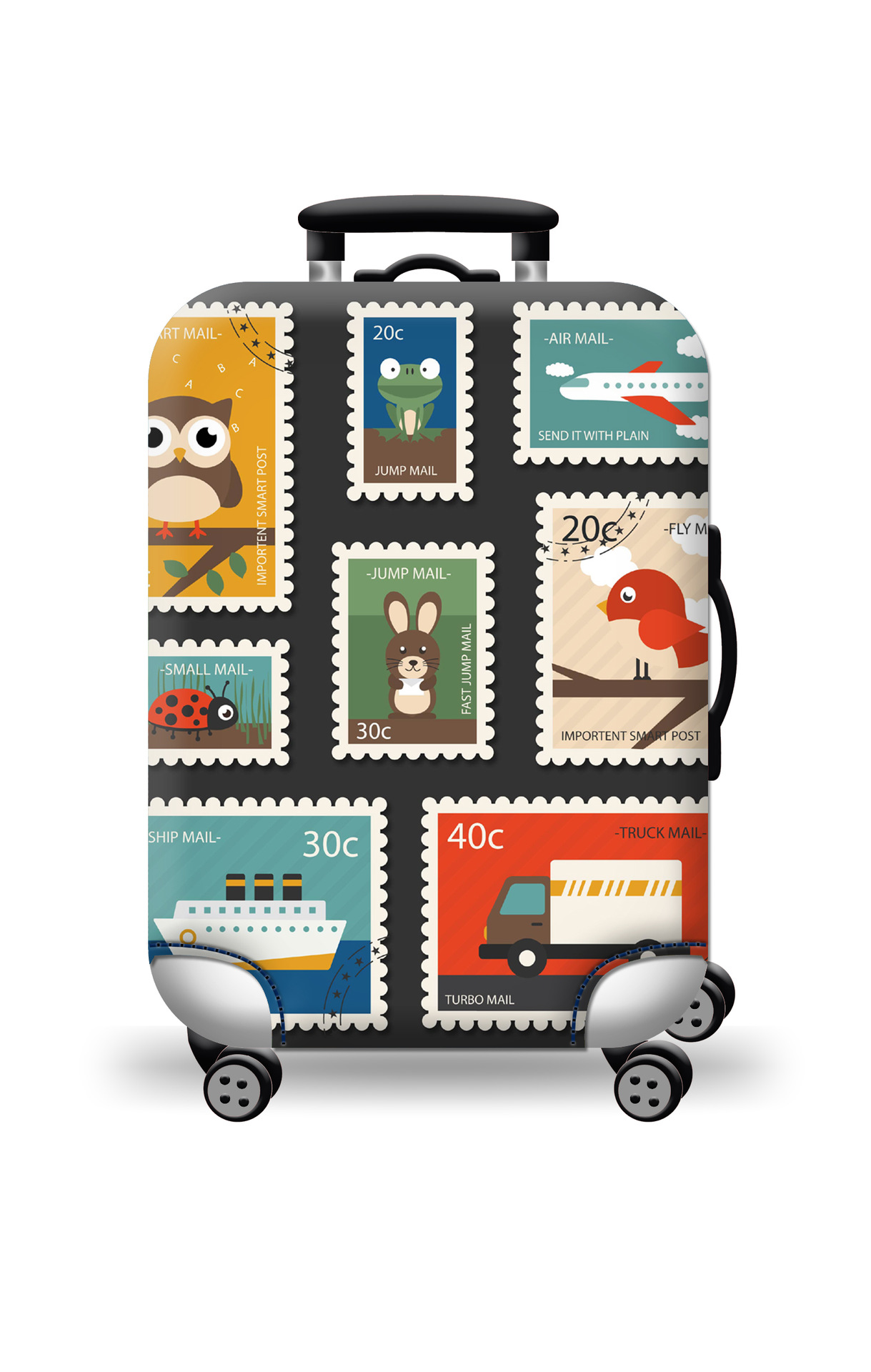 Thickened suitcase protective cover, travel case dust cover, suitcase elastic cover, AliExpress best-selling case cover