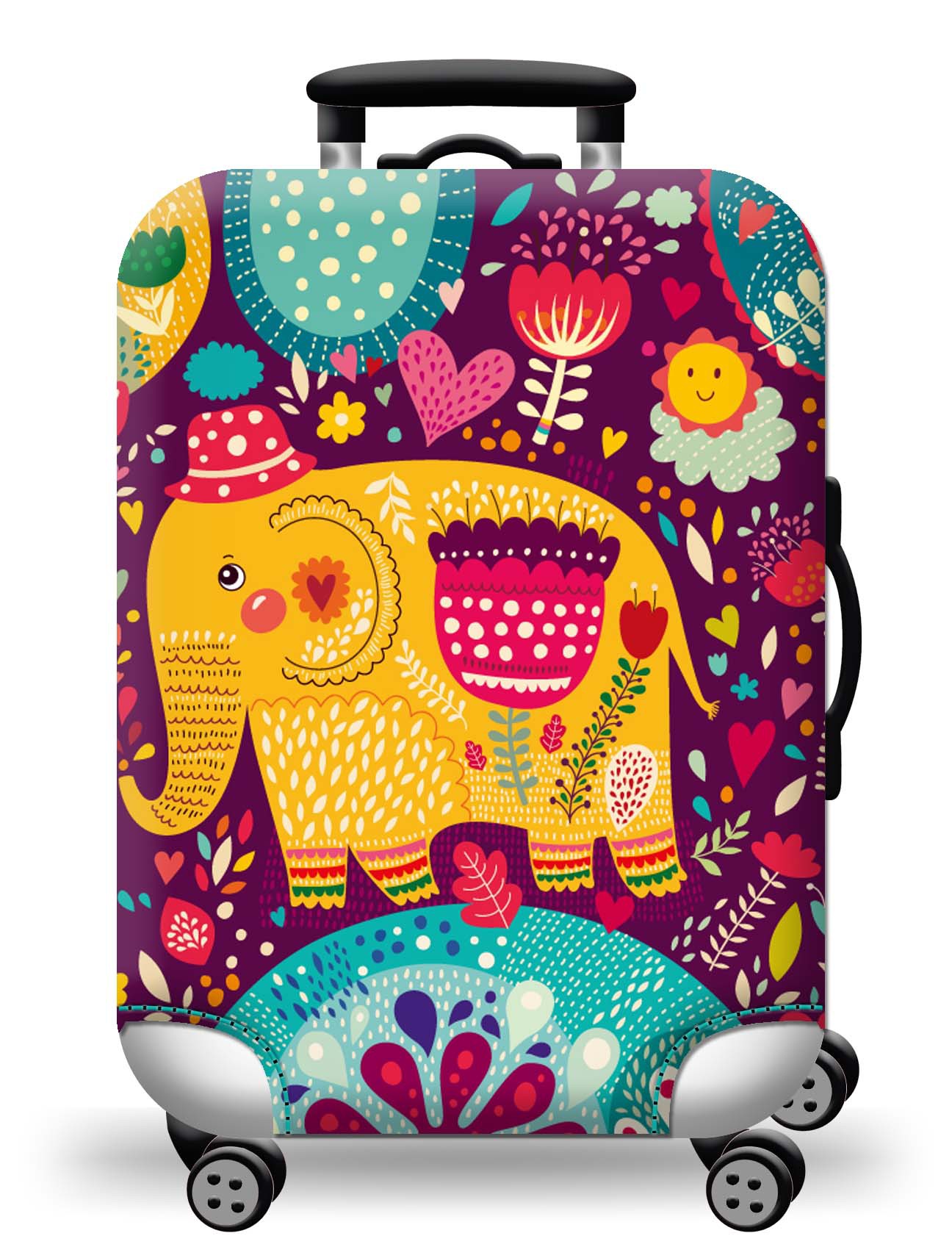 Thickened suitcase protective cover, travel case dust cover, suitcase elastic cover, AliExpress best-selling case cover Specification image