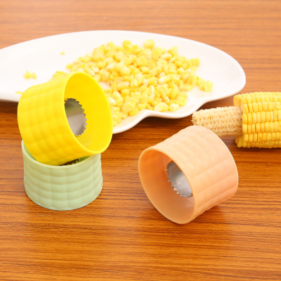 刨玉米粒脱粒器家用剥玉神器 创意厨房用品小工具刮分离器图