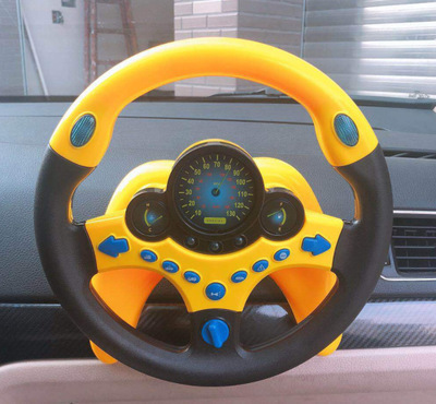 方向盘早教益智发声玩具 副驾驶模拟方向盘 儿童仿真小方向盘