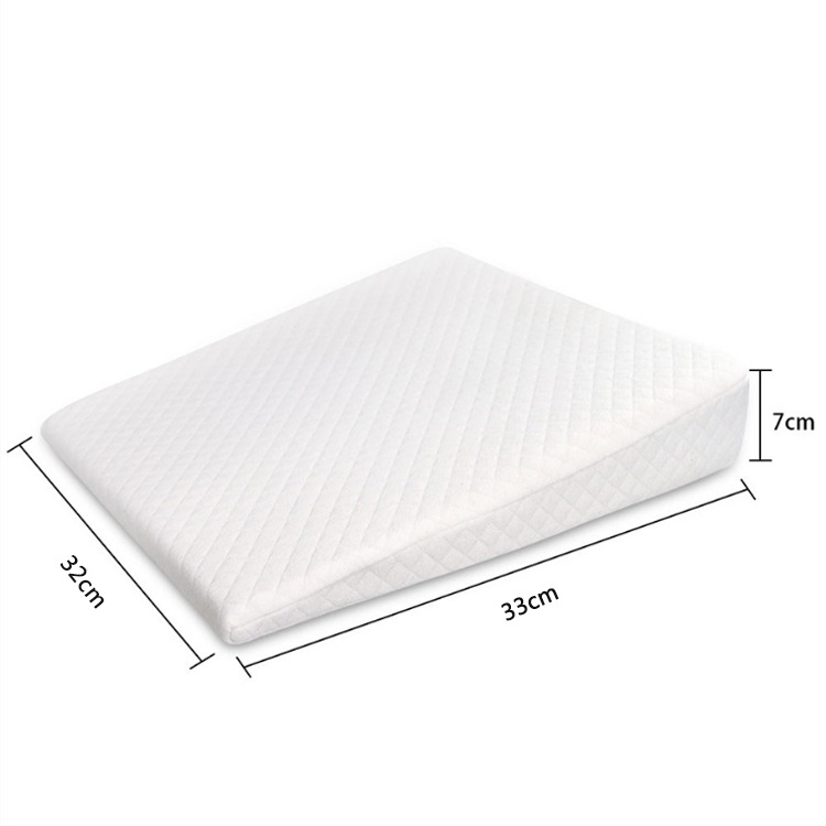 Anti-spitting baby pillow, triangular slope baby pillow, memory foam baby pillow, baby feeding pillow, cross-border bestseller details Picture