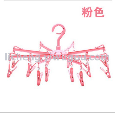 Windproof plastic clip clothes drying rack, folding travel portable clothes rack, clothes drying rack, plastic clothes rack Specification image