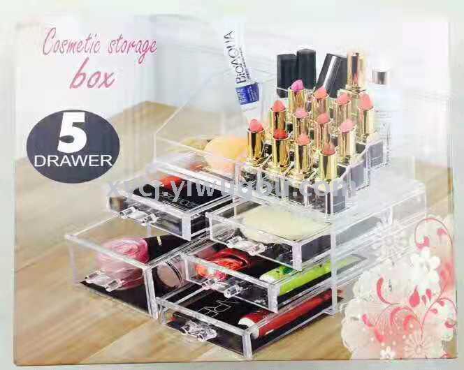 Five drawer makeup boxes Six drawer makeup boxes