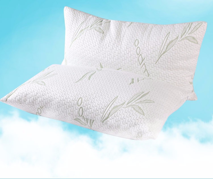 Broken sponge pillow core bamboo fiber bamboo pillow queen king Memory sponge pillow details Picture
