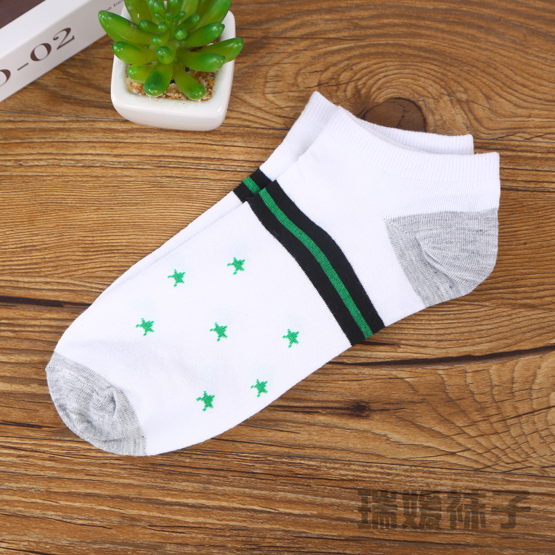 Men's socks, cotton socks, boat socks, spring and summer low-top, shallow-mouthed, invisible, summer thin, short-sleeved, anti-odor sports socks Application Scenario