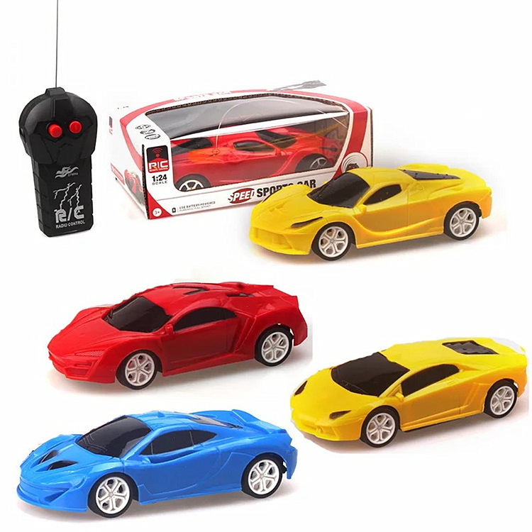 遥控车1:24两通模型电动玩具跑车二通挖掘机四通汽车儿童地摊热卖