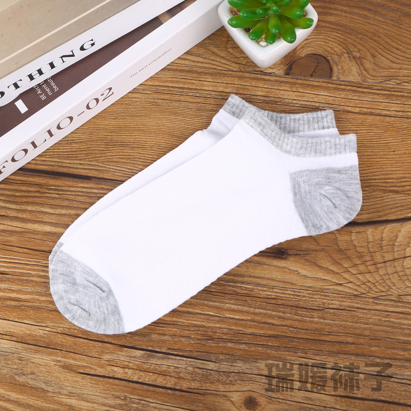 Cotton socks, men's boat socks, men's summer sweat-absorbing and breathable sports short socks, men's invisible men's socks Application Scenario