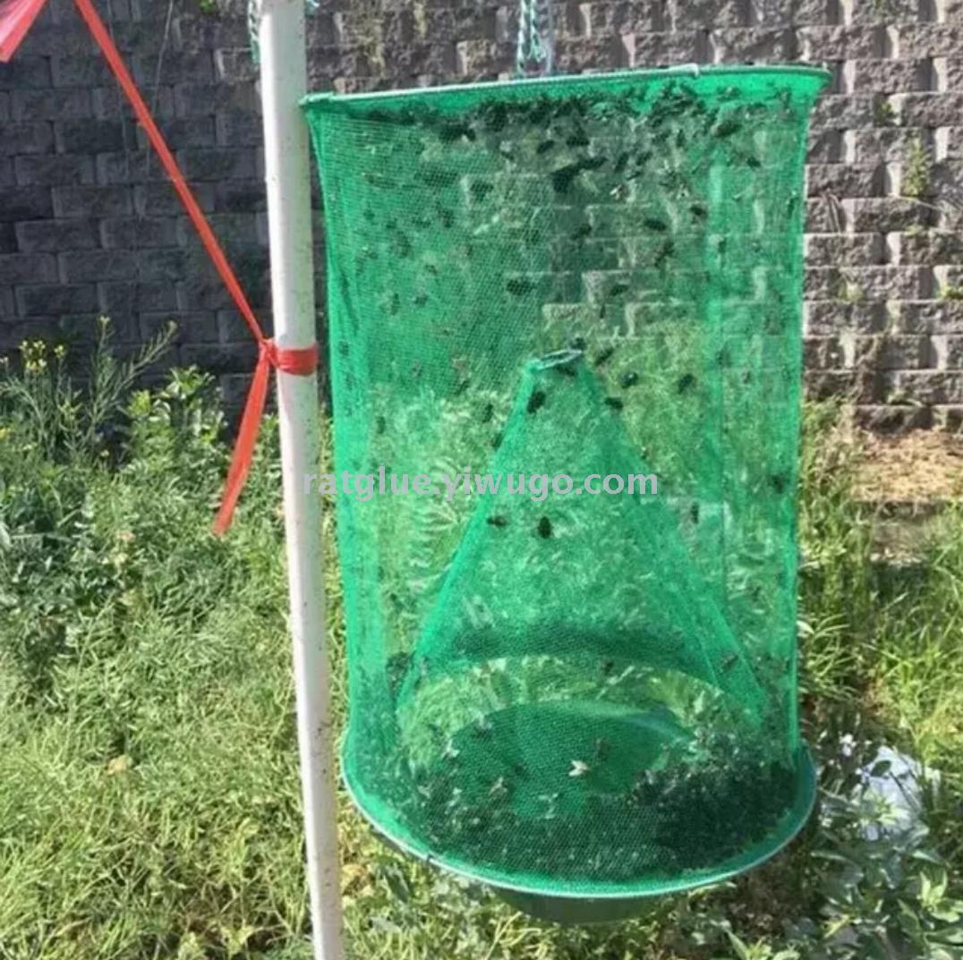 875 批发悬挂式可折叠苍蝇捕捉器 捕蝇笼 捕蝇器 蚊虫飞蛾陷阱 苍蝇袋