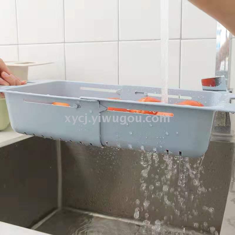 Retractable adjustable sink, retractable vegetable washing basket, and fruit and vegetable washing basket details Picture
