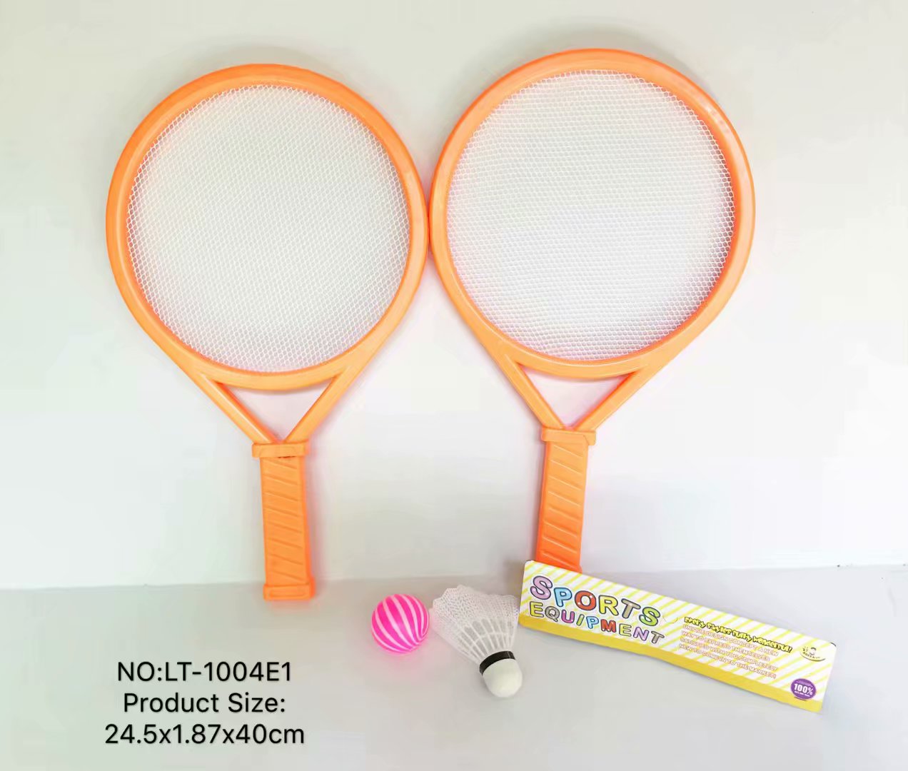 Factory direct sales room LT-1004E1: Indoor and outdoor sports, parent-child interaction, badminton, table tennis racket toys full figure