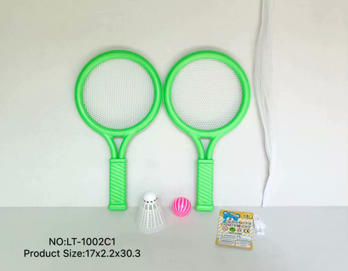 Factory direct sale LT-1002C1 indoor and outdoor sports, parent-child interactive badminton and table tennis racket toys full figure