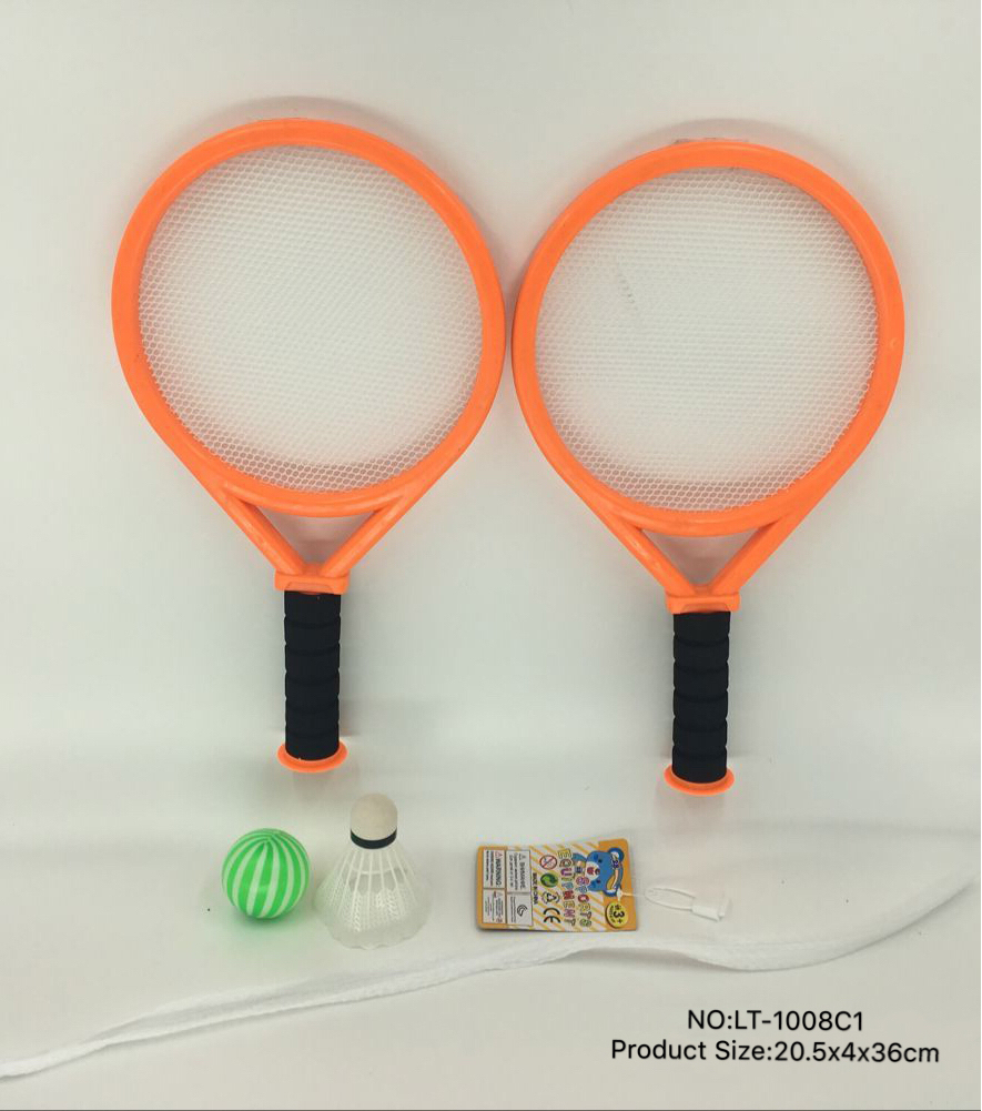 Factory direct sale LT-1008C1 Indoor and outdoor sports, parent-child interactive badminton and table tennis racket toys full figure