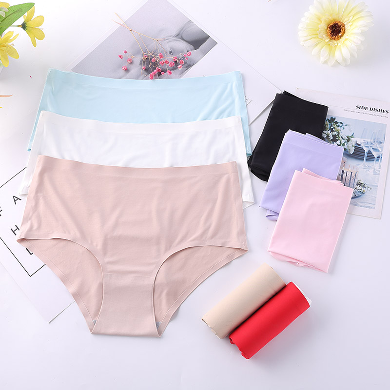 Ice silk seamless piece of women's small boxer briefs Southeast Asia Thailand selling nylon nylon safety underwear Item Picture