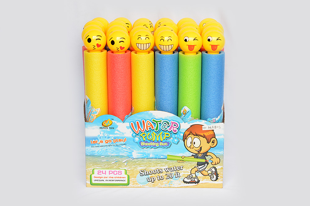 Hot sales on Taobao: Children's vacuum sponge water cannon, water gun, water battle pressure, long range, summer EVA pearl cotton