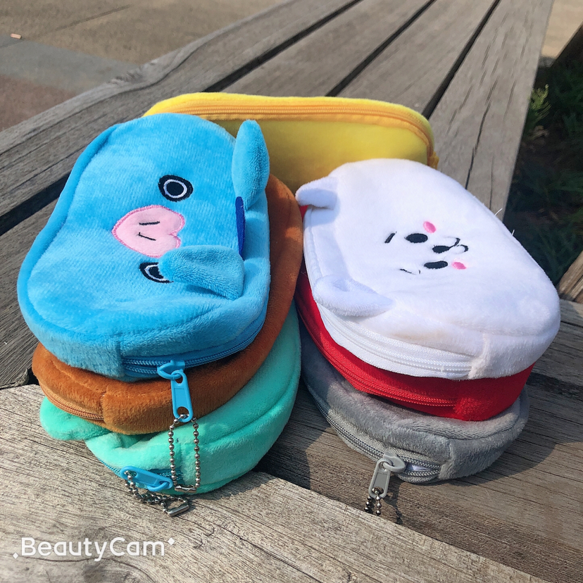 Plush pen case, cartoon pen case, student pen case, embroidered pen case, bts pen case Application Scenario