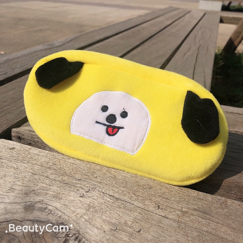 Plush pen case, cartoon pen case, student pen case, embroidered pen case, bts pen case