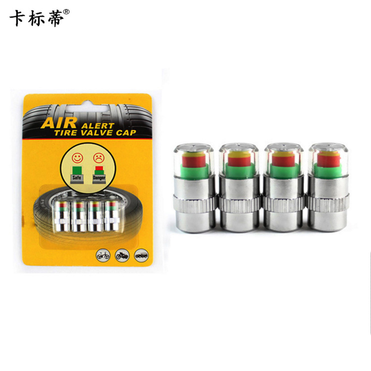 Tire pressure monitoring, valve cap metal tire pressure detection, valve stem tire pressure gauge 4 pieces Application Scenario
