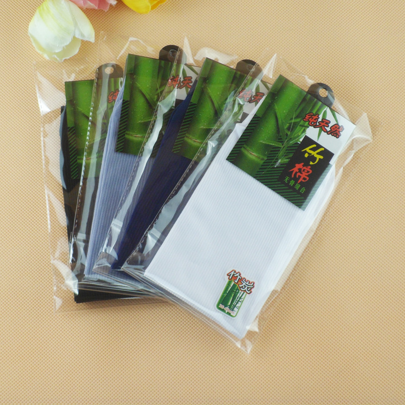 D280厂家直销 季夏男女薄款独立包装竖纹丝袜 足浴袜赠品袜子批发