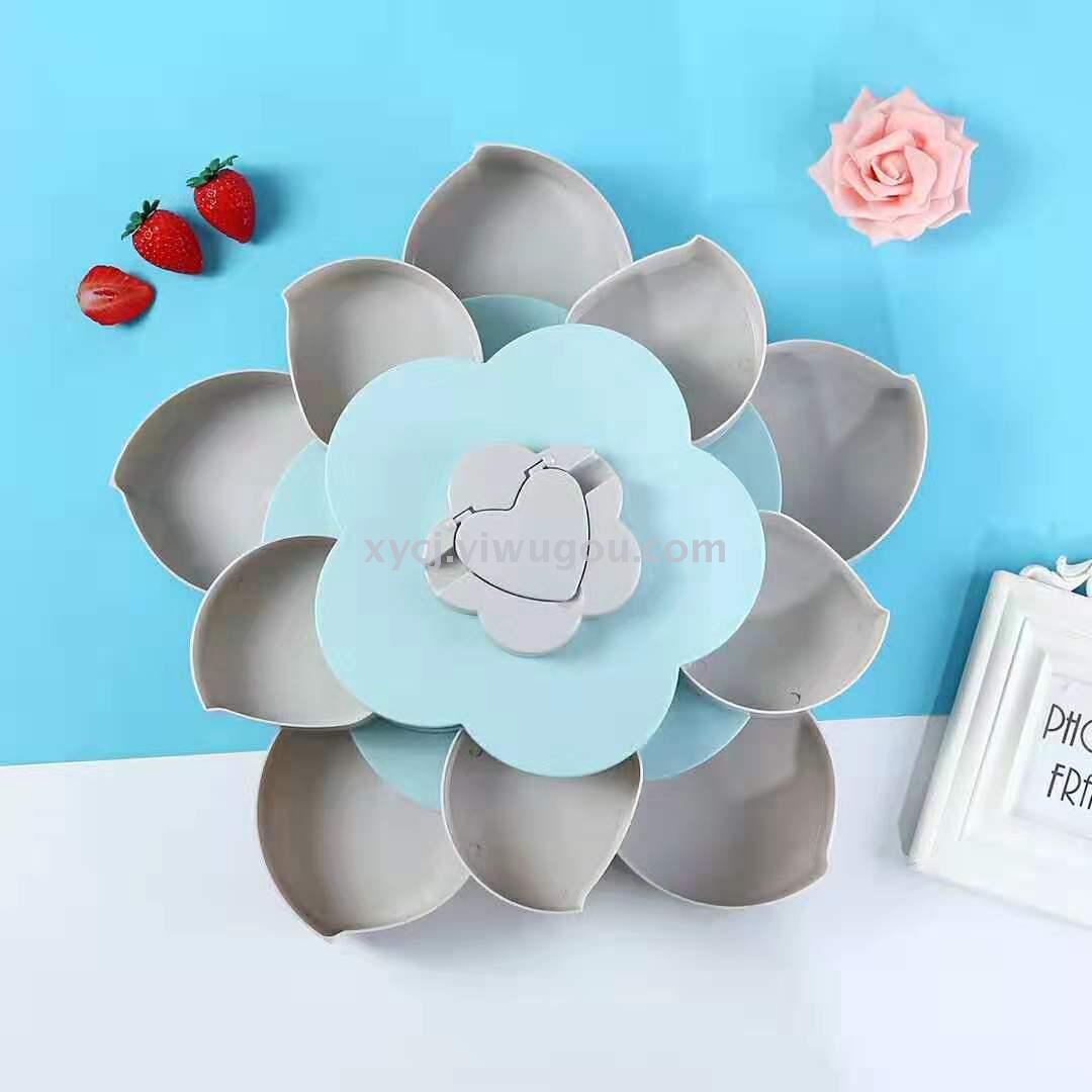 Double-layer rotating fruit platter Application Scenario