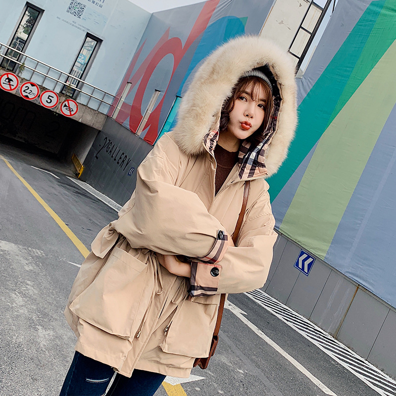 Off-season special sale: Women's short, oversized, 2019 new fox fur slimming, Korean style, trendy thickened jacket details Picture