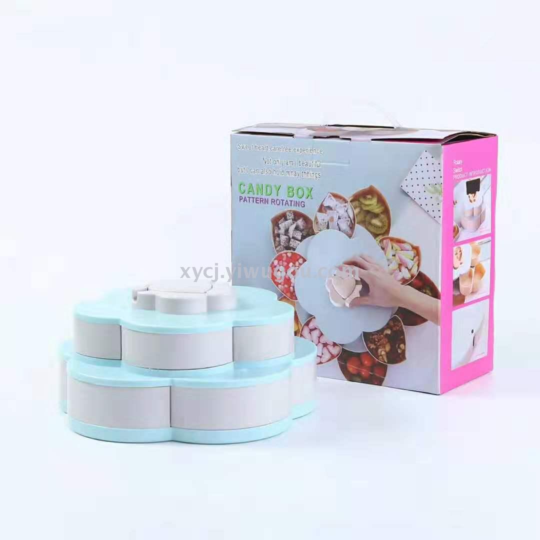 Double-layer rotating fruit platter Item Picture