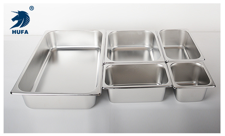 1/2 15-centimeter-deep metal Cantonese-American food pot for kitchen and dining room food containers details Picture
