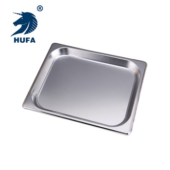 1/2 2.5 cm deep American stainless steel wide-core pot kitchenware, food storage containers, stainless steel portions, basins, GN basins, GN POTS, hotel self-service supplies, hotel supplies