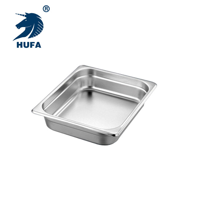 A 2.5-centimeter-deep European-style standard stainless steel food container details Picture