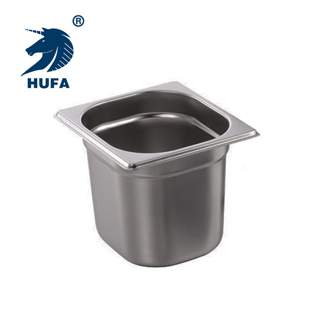 1/6 15 cm deep European-style food-grade stainless steel kitchen equipment GN pot details Picture