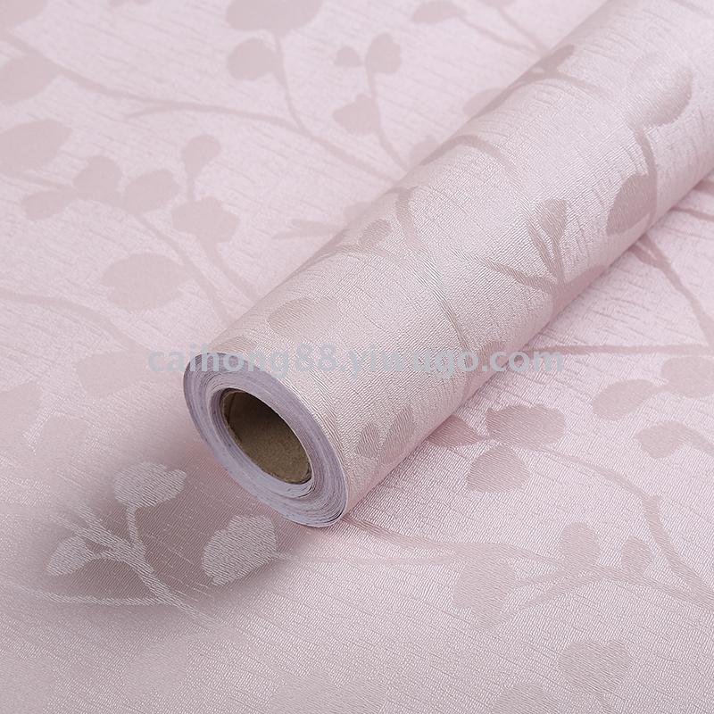 New minimalist wallpaper, self-adhesive bedroom and living room color decoration film, waterproof furniture renovation stickers, background wall details Picture
