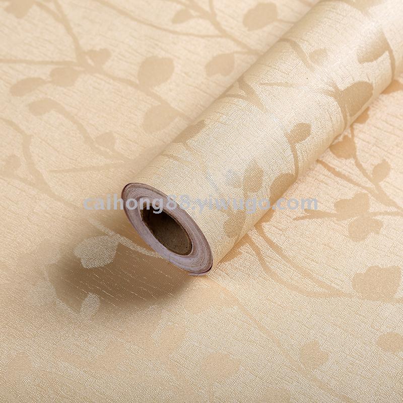 New minimalist wallpaper, self-adhesive bedroom and living room color decoration film, waterproof furniture renovation stickers, background wall Specification drawing