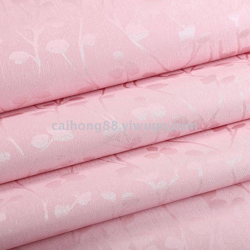 New minimalist wallpaper, self-adhesive bedroom and living room color decoration film, waterproof furniture renovation stickers, background wall Item Picture
