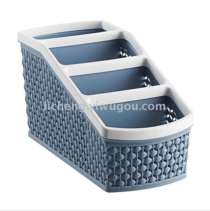 35823 caja de almacenamiento de plástico creativa caja de almacenamiento de escritorio control remoto caja de almacenamiento cosmético Item Picture