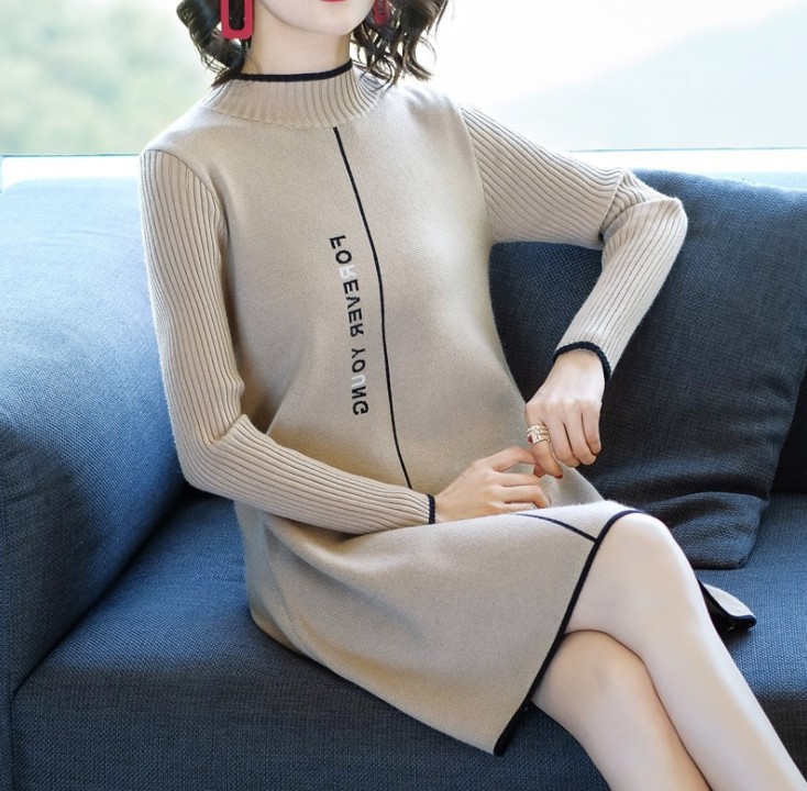 女式羊毛衫实物图