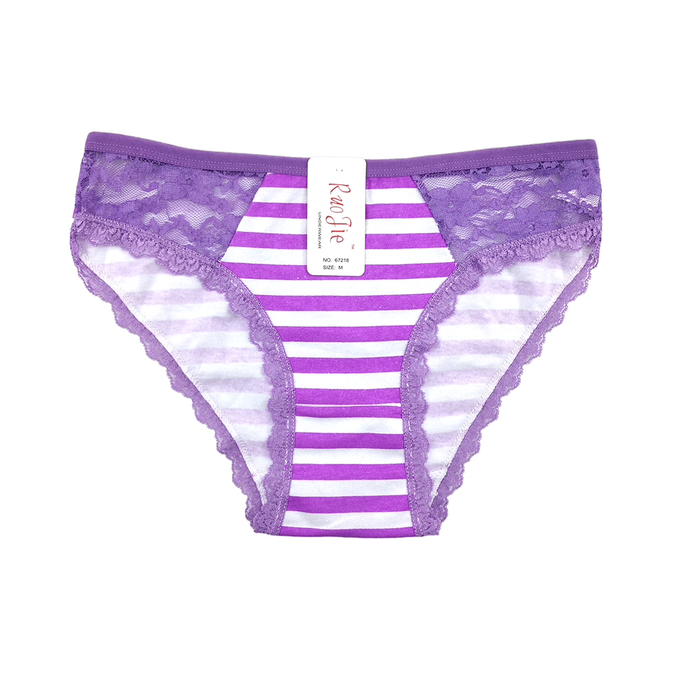 New cotton striped women's underwear mixed color mixed code stock spot south Guangzhou out of the Americas Saint Lucia underwear Application Scenario