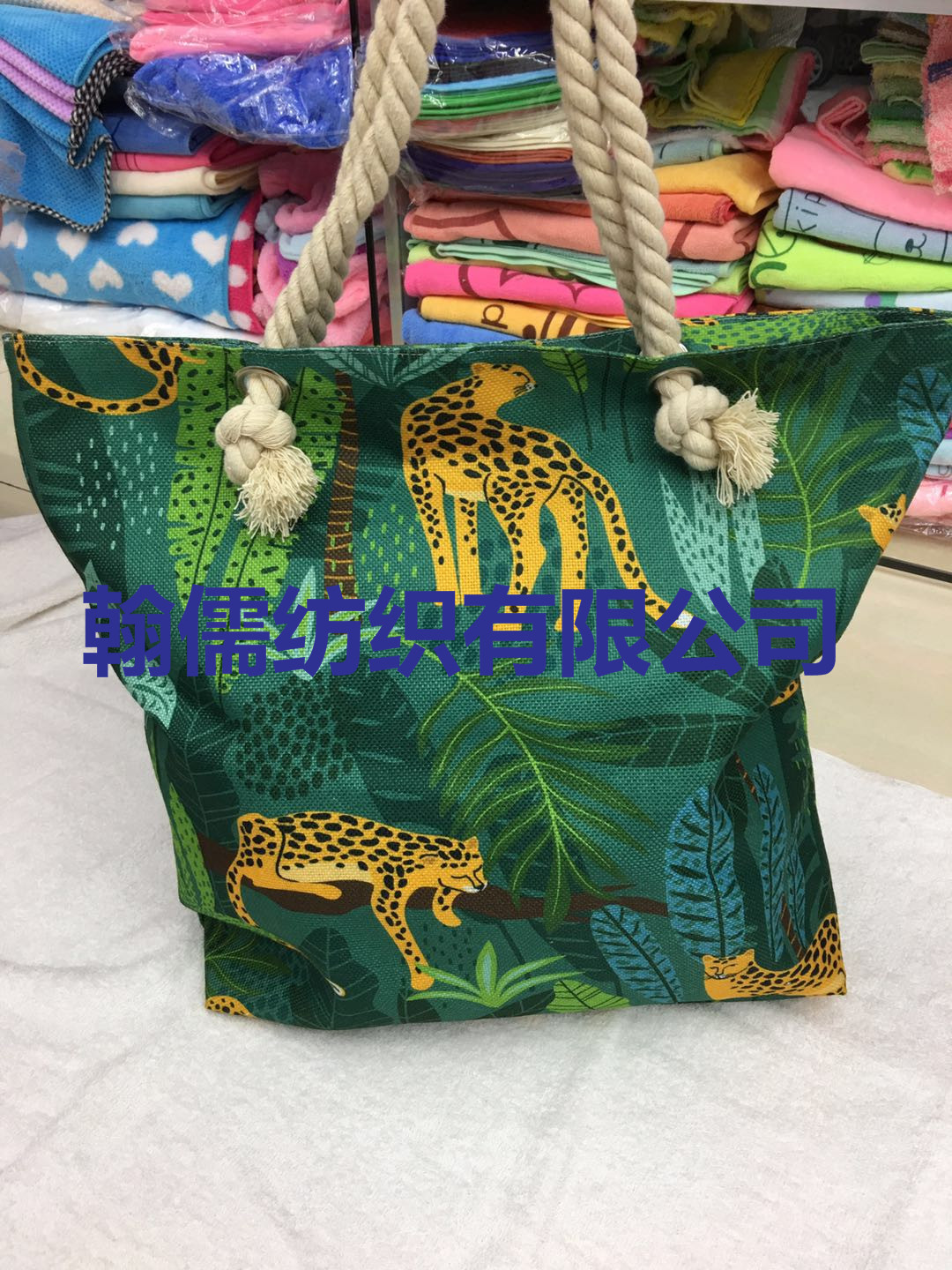 Factory direct sales of portable outdoor beach bath towels and travel canvas tote bags details Picture